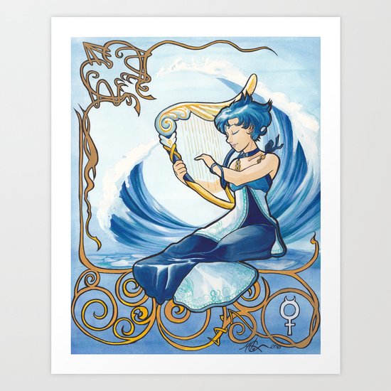 Princess Mercury Art Print