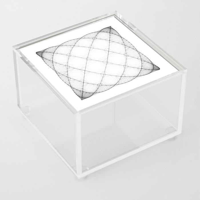 Modified Lissajous Pattern #2 Acrylic Box