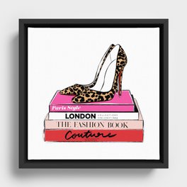 Fashion Heels Framed Canvas