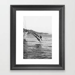 Divers Framed Art Print
