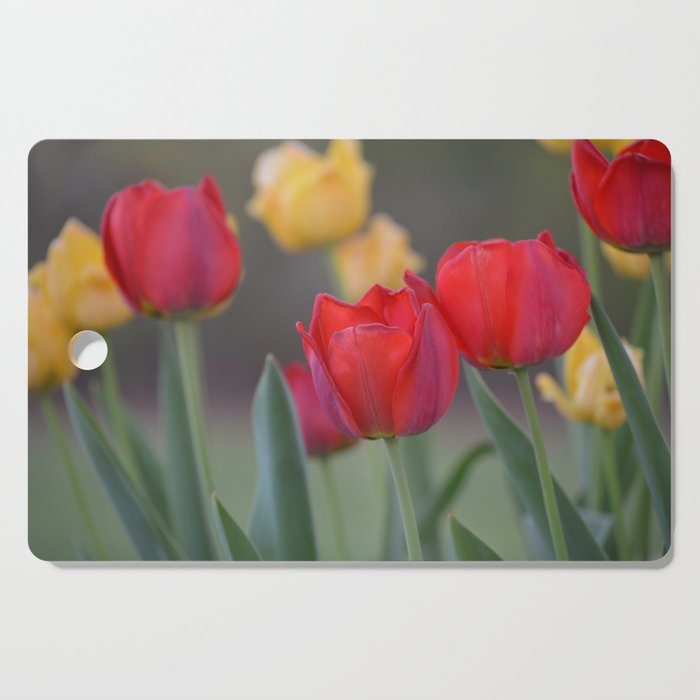 tulips Cutting Board