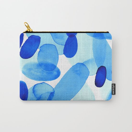 Beach Glass Blue Carry-All Pouch