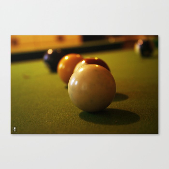 Snookered Canvas Print
