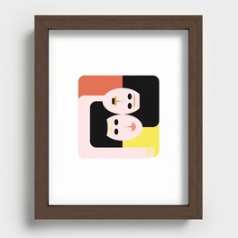 Couple in Love Recessed Framed Print
