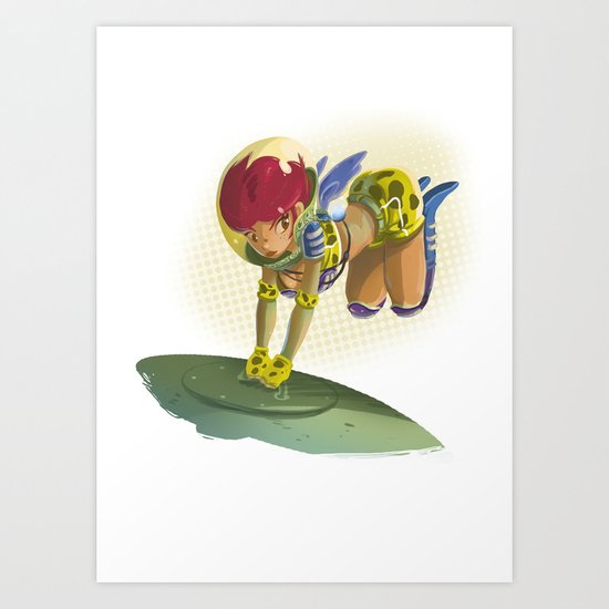 Pin up Art Print
