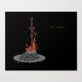 Try Hope Canvas Print