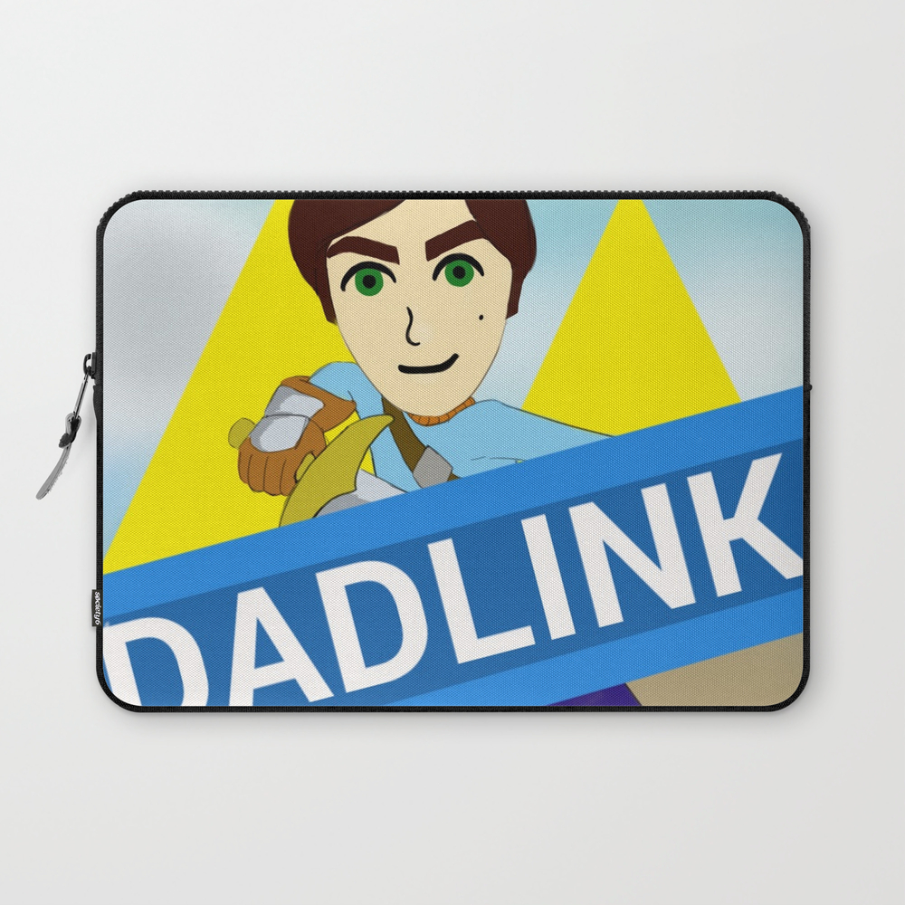 DadLink Laptop Sleeve by krissyholly