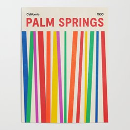 Palm Springs 1930: Retro Mid-Century Edition  Poster