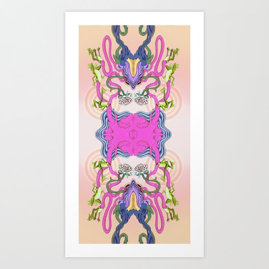 The Frog Tree Art Print