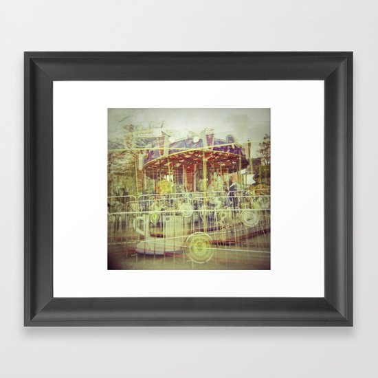 Carousel Framed Art Print