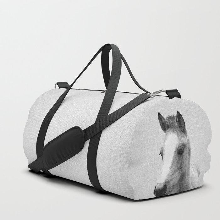 Baby Horse - Black & White Duffle Bag