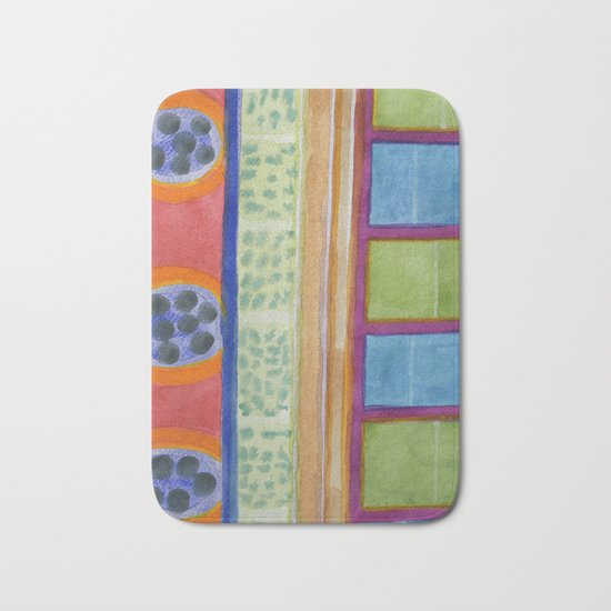 Paw Prints on the Wall Bath Mat