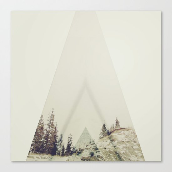 in A cabin in the woods Canvas Print