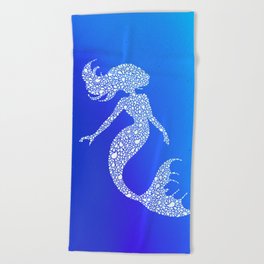 Bubble Mermaid 3 Beach Towel
