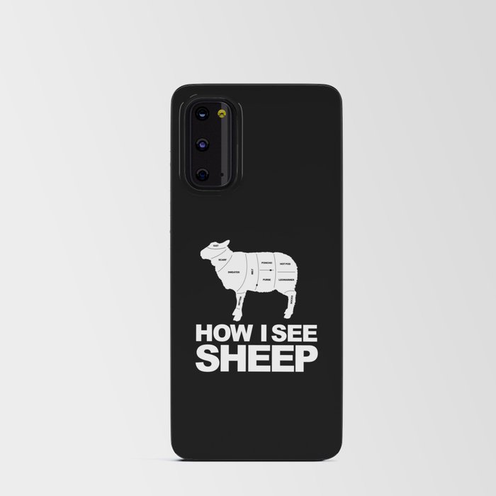 How I See Sheep Wool Android Card Case