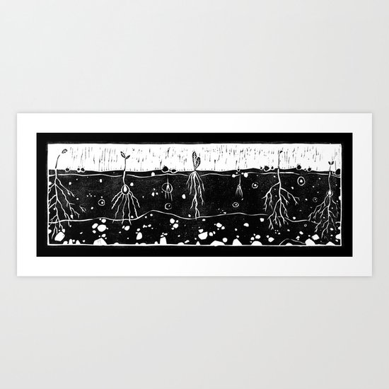 Seeds Art Print