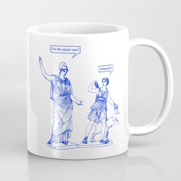 GODDESS STATUS  blue Coffee Mug
