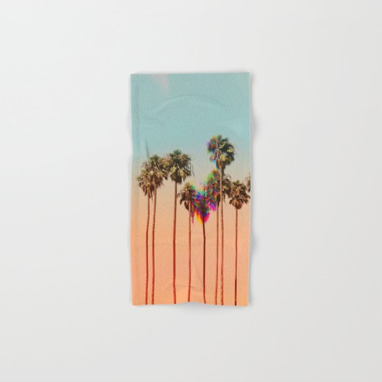 Glitch beach Hand & Bath Towel