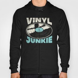 Vinyl Junkie Turntable Record Player 33 RPM Music Hoody