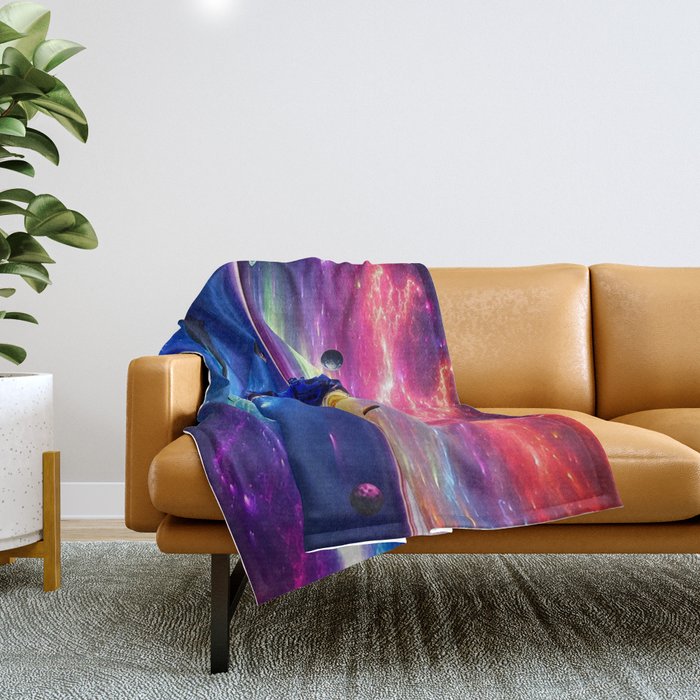 Astronaut  Throw Blanket