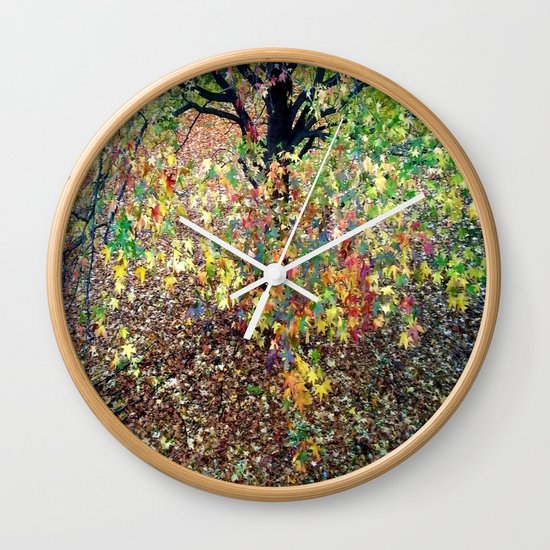 Colors Of Autumn Wall Clock