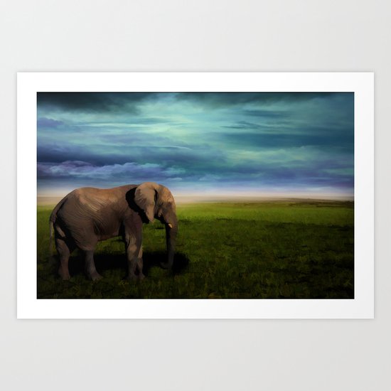 Elephant Art Print