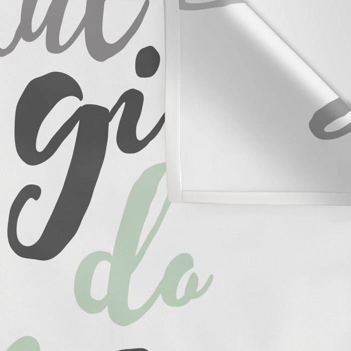 1 Beautiful Girl You Can Do Hard Things Design 1 Wall Tapestry
