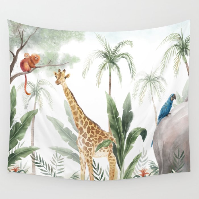 Clarice's Jungle Wall Tapestry