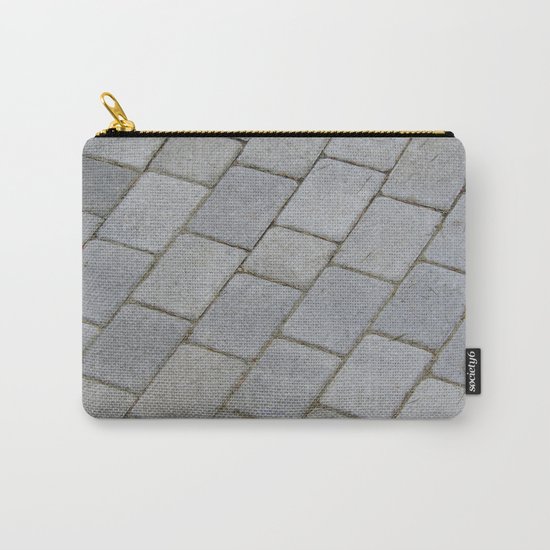 TEXTURES -- Pavingstone Pattern Carry-All Pouch