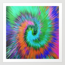 Exploding Spiral 788 Art Print | Spiral, Interior Design, Staging, Design, Graphicdesign, Contemporary, Colourful, Digital, Photo Art, Decor 