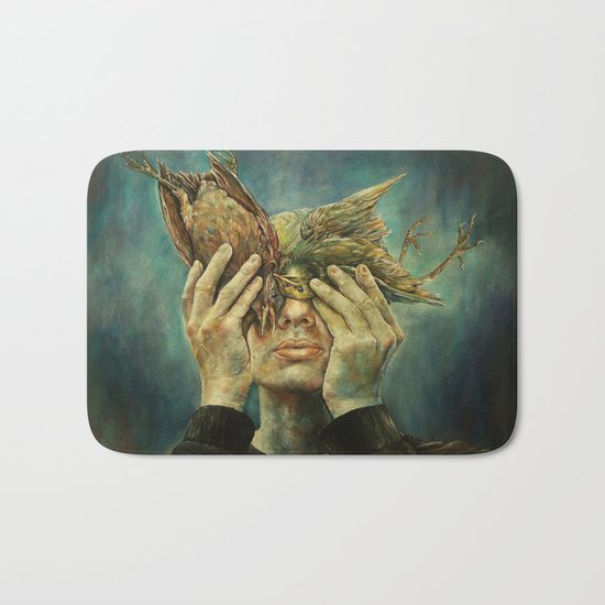 With one Stone. Bath Mat