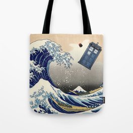 TARDIS at Kanagawa Tote Bag
