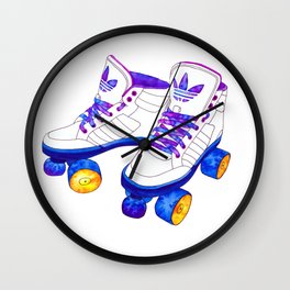 Roller Derby skaters Wall Clock | Rollerderbyskaters, Activewear, Rad, Drawing, Ink Pen, Rollers, Pop Art, Girlpower, Pattern, Sport 