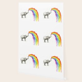 Cute Elephants Wallpaper For Any Decor Style Society6