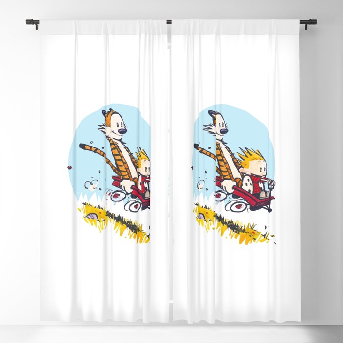 calvin and hobbes  Blackout Curtain
