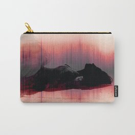 Pulse  Carry-All Pouch | Photo, Mixed Media, Abstract, Black and White 
