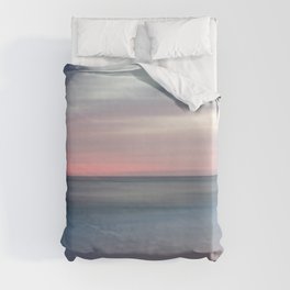 The Colors Of Evening On The Beach - Coastal Abstract Landscape Photograph Duvet Cover