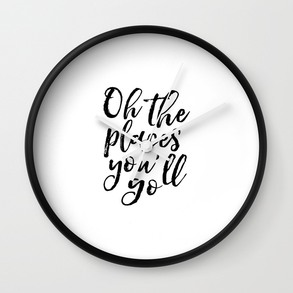Typography Print Printable Wall Art Oh The Places You Ll Go