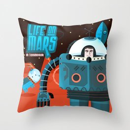 Life on mars Throw Pillow