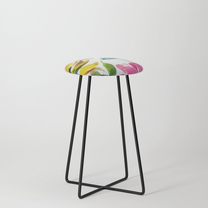 soft flowers N.o 1 Counter Stool