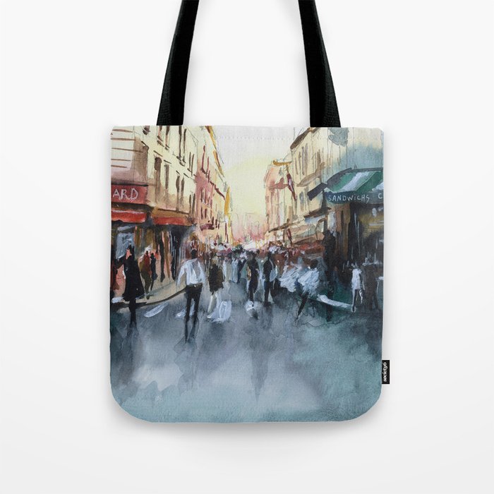 PARIS Street - Painting Tote Bag