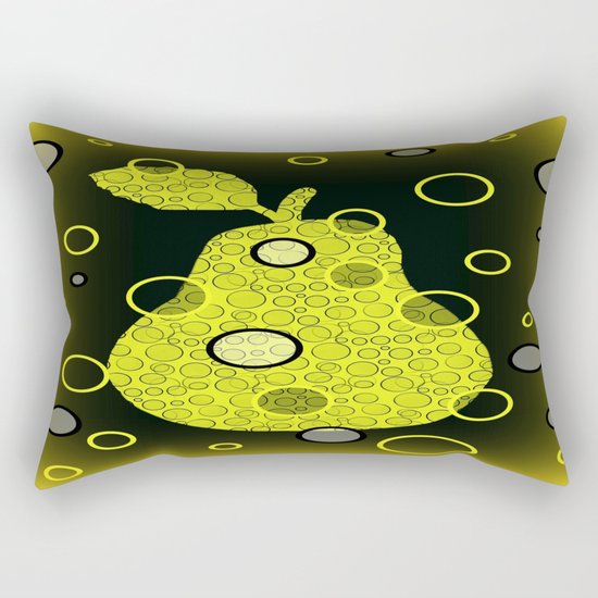 Ornate Pear Rectangular Pillow
