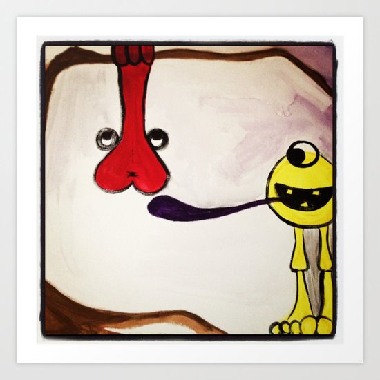 Get your mind in the gutter Art Print