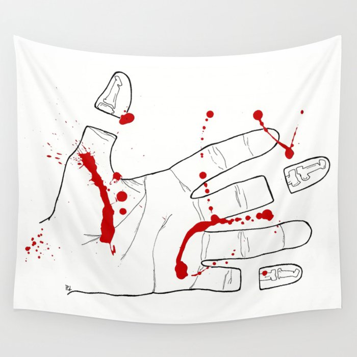 Hand  Wall Tapestry