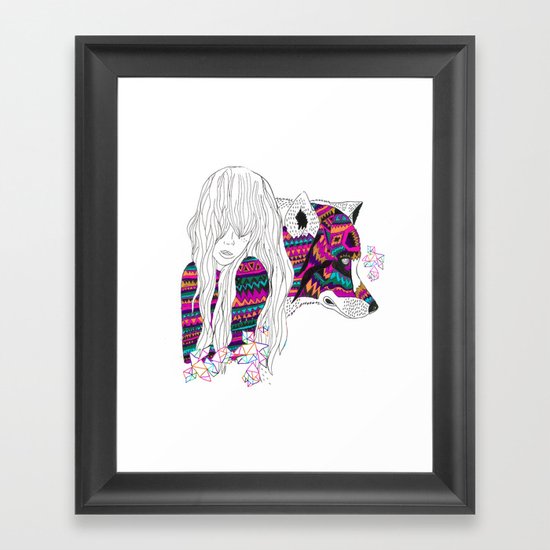 ▲SHE-WOLF▲ Framed Art Print
