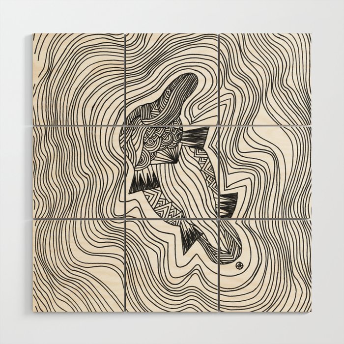 platypus Wood Wall Art