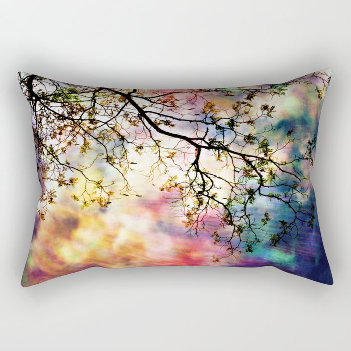 the Tree of Many Colors Rectangular Pillow