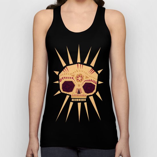 sugar skull Unisex Tank Top