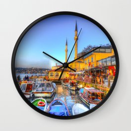 Picturesque Istanbul Wall Clock
