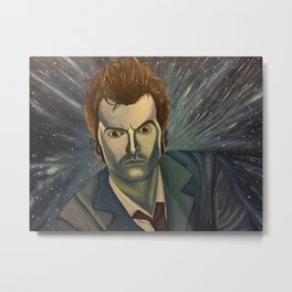 Doctor Who - David Tenant Metal Print | Popart, 10Thdoctor, Oil, Doctorwho, Tenthdoctor, Painting, Davidtenant 